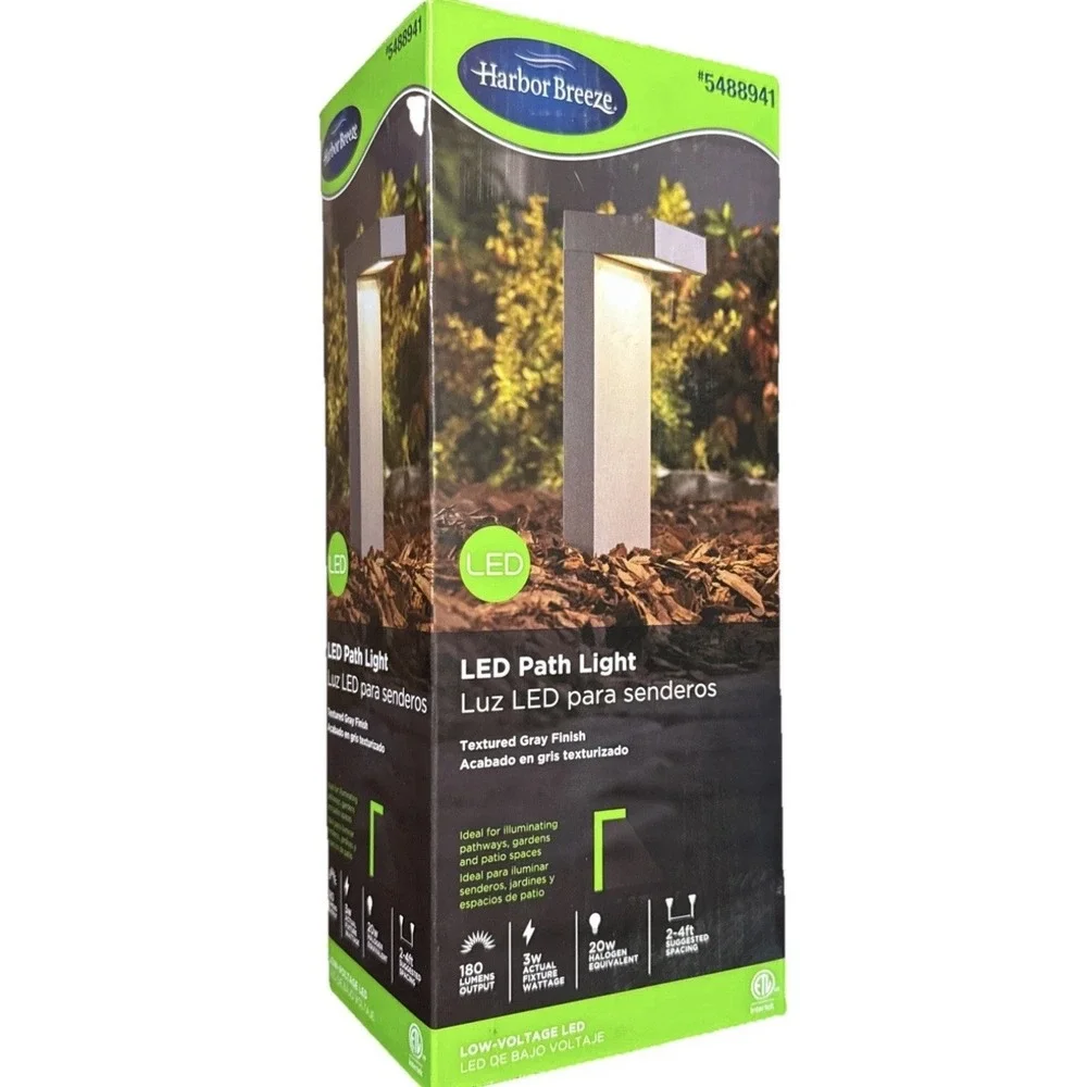 Harbor Breeze Path Light 180 Lumens 3 Watt Modern Low Voltage LED Outdoor 3000K